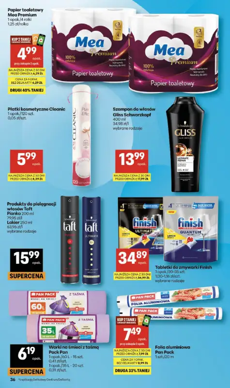 Delikatesy Centrum - gazetka promocyjna Gazetka  do środy 13.05 - strona 36