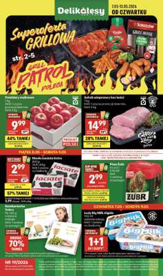 Delikatesy Centrum - gazetka promocyjna Gazetka  do środy 13.05