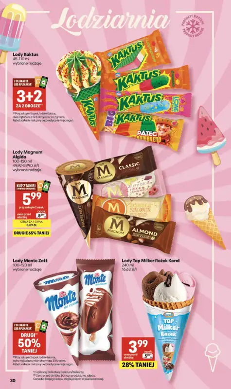 Delikatesy Centrum - gazetka promocyjna Gazetka  do środy 13.05 - strona 30