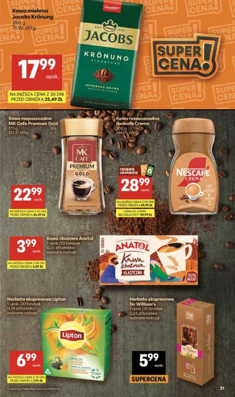 Delikatesy Centrum - gazetka promocyjna Gazetka  do środy 13.05 - strona 31
