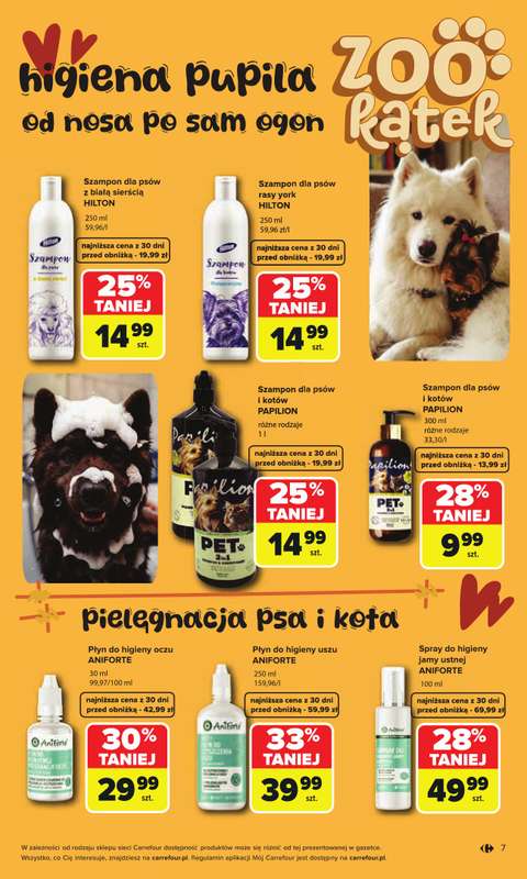 Carrefour - gazetka promocyjna Gazetka ZOOkątek od poniedziałku 04.05 do soboty 30.05 - strona 7