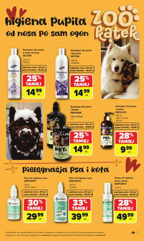 Carrefour - gazetka promocyjna Gazetka ZOOkątek od poniedziałku 04.05 do soboty 30.05 - strona 7