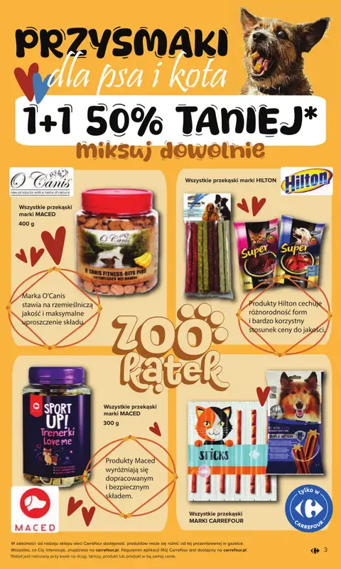 Carrefour Market - gazetka promocyjna Gazetka ZOOkątek od poniedziałku 04.05 do soboty 30.05 - strona 3