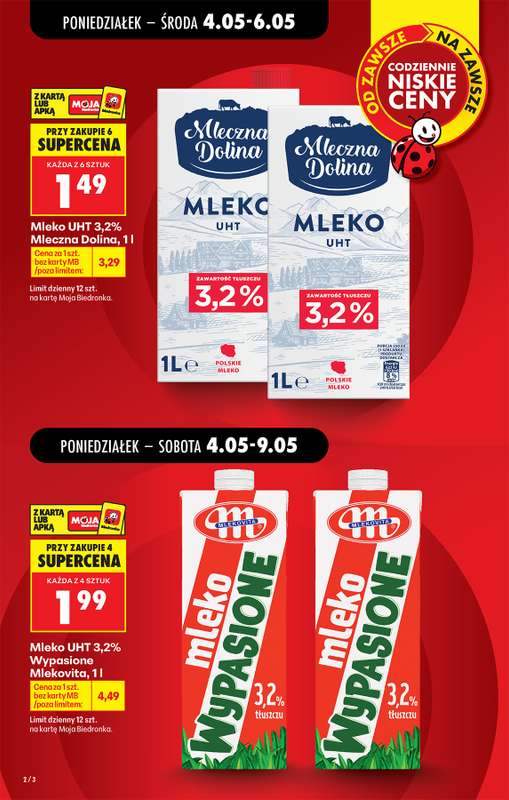 Biedronka - gazetka promocyjna Od poniedziałku od poniedziałku 04.05 do soboty 09.05 - strona 2