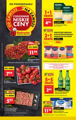 Biedronka - gazetka promocyjna Od poniedziałku od poniedziałku 04.05 do soboty 09.05