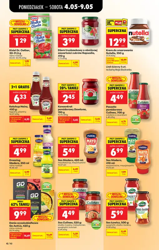 Biedronka - gazetka promocyjna Od poniedziałku od poniedziałku 04.05 do soboty 09.05 - strona 48