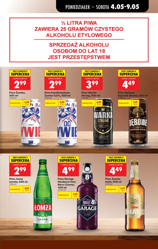 Biedronka - gazetka promocyjna Od poniedziałku, Z ladą tradycyjną od poniedziałku 04.05 do soboty 09.05 - strona 63