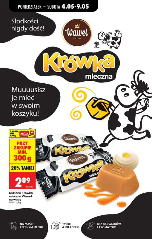 Biedronka - gazetka promocyjna Od poniedziałku, Z ladą tradycyjną od poniedziałku 04.05 do soboty 09.05 - strona 84
