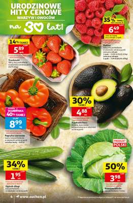 Auchan - gazetka promocyjna Gazetka 30 Lat Supermarket Auchan od czwartku 07.05 do środy 13.05 - strona 4