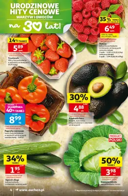 Auchan - gazetka promocyjna Gazetka 30 Lat Supermarket Auchan od czwartku 07.05 do środy 13.05 - strona 4