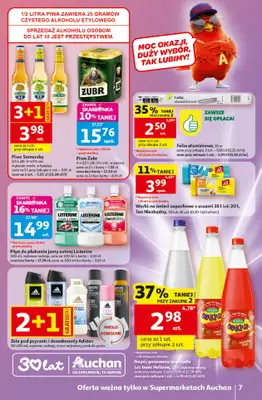 Auchan - gazetka promocyjna Gazetka 30 Lat Supermarket Auchan od czwartku 07.05 do środy 13.05 - strona 7