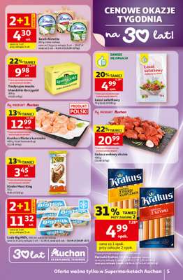 Auchan - gazetka promocyjna Gazetka 30 Lat Supermarket Auchan od czwartku 07.05 do środy 13.05 - strona 5
