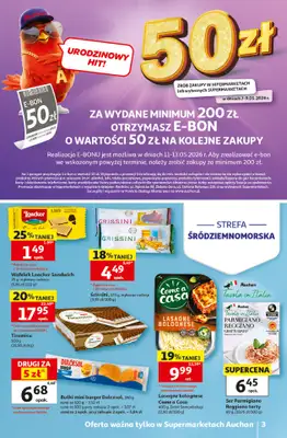 Auchan - gazetka promocyjna Gazetka 30 Lat Supermarket Auchan od czwartku 07.05 do środy 13.05 - strona 3