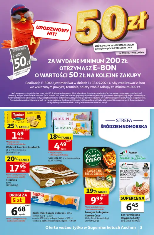 Auchan - gazetka promocyjna Gazetka 30 Lat Supermarket Auchan   - strona 3