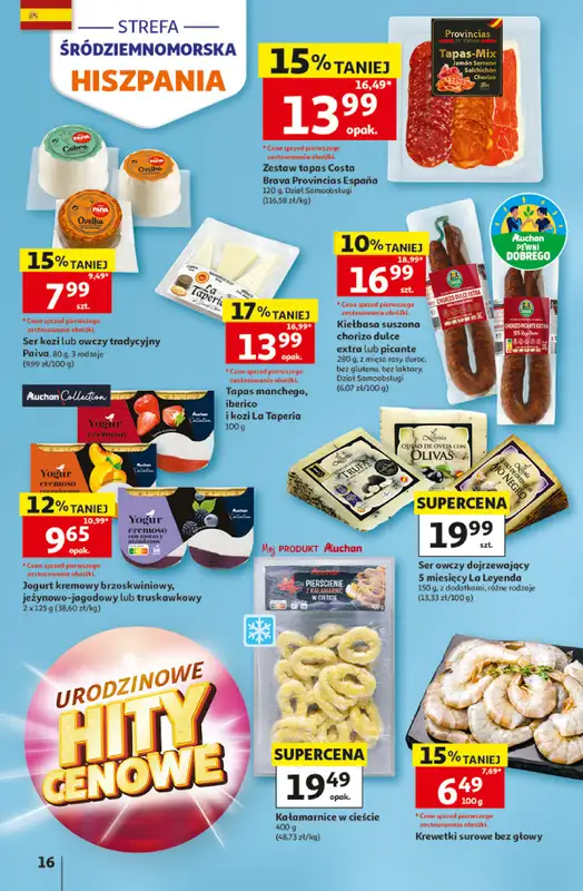 Auchan - gazetka promocyjna Gazetka 30 Lat Hipermarket Auchan od czwartku 07.05 do środy 13.05 - strona 16