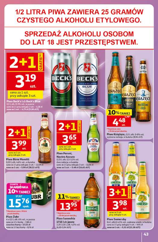 Auchan - gazetka promocyjna Gazetka 30 Lat Hipermarket Auchan od czwartku 07.05 do środy 13.05 - strona 43