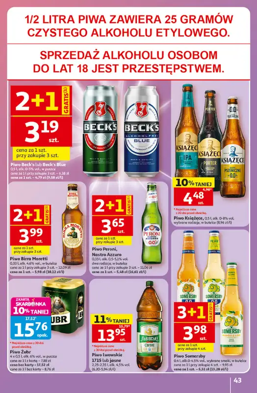 Auchan - gazetka promocyjna Gazetka 30 Lat Hipermarket Auchan od czwartku 07.05 do środy 13.05 - strona 43