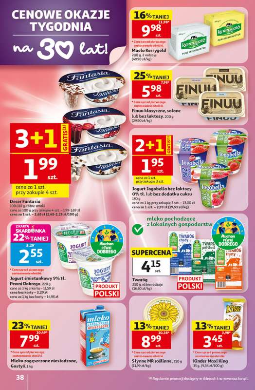 Auchan - gazetka promocyjna Gazetka 30 Lat Hipermarket Auchan od czwartku 07.05 do środy 13.05 - strona 38