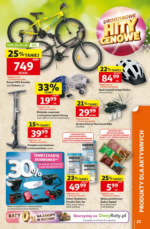 Auchan - gazetka promocyjna Gazetka 30 Lat Hipermarket Auchan od czwartku 07.05 do środy 13.05 - strona 25