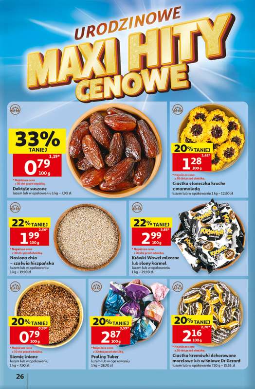 Auchan - gazetka promocyjna Gazetka 30 Lat Hipermarket Auchan od czwartku 07.05 do środy 13.05 - strona 26