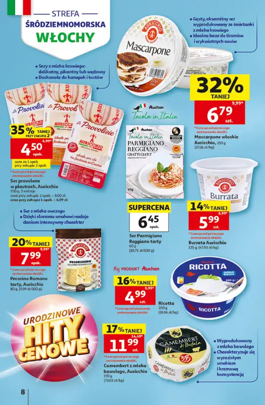 Auchan - gazetka promocyjna Gazetka 30 Lat Hipermarket Auchan od czwartku 07.05 do środy 13.05 - strona 8