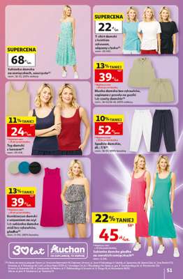 Auchan - gazetka promocyjna Gazetka 30 Lat Hipermarket Auchan od czwartku 07.05 do środy 13.05 - strona 51