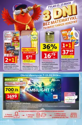 Auchan - gazetka promocyjna Gazetka 30 Lat Hipermarket Auchan od czwartku 07.05 do środy 13.05 - strona 3