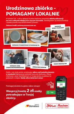 Auchan - gazetka promocyjna Gazetka 30 Lat Hipermarket Auchan od czwartku 07.05 do środy 13.05 - strona 56