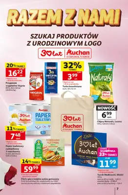 Auchan - gazetka promocyjna Gazetka 30 Lat Hipermarket Auchan od czwartku 07.05 do środy 13.05 - strona 7