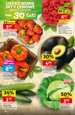 Auchan - gazetka promocyjna Gazetka 30 Lat Hipermarket Auchan od czwartku 07.05 do środy 13.05 - strona 32