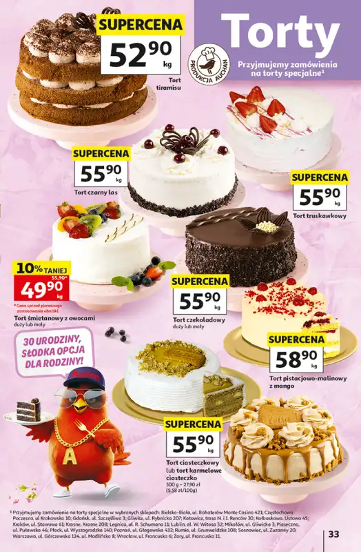 Auchan - gazetka promocyjna Gazetka 30 Lat Hipermarket Auchan od czwartku 07.05 do środy 13.05 - strona 33