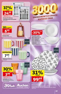 Auchan - gazetka promocyjna Gazetka 30 Lat Hipermarket Auchan od czwartku 07.05 do środy 13.05 - strona 49