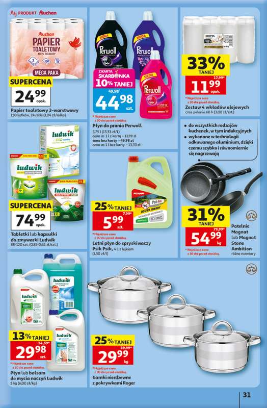 Auchan - gazetka promocyjna Gazetka 30 Lat Hipermarket Auchan od czwartku 07.05 do środy 13.05 - strona 31