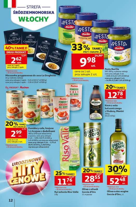 Auchan - gazetka promocyjna Gazetka 30 Lat Hipermarket Auchan od czwartku 07.05 do środy 13.05 - strona 12