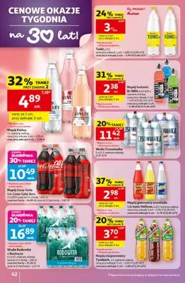 Auchan - gazetka promocyjna Gazetka 30 Lat Hipermarket Auchan od czwartku 07.05 do środy 13.05 - strona 42