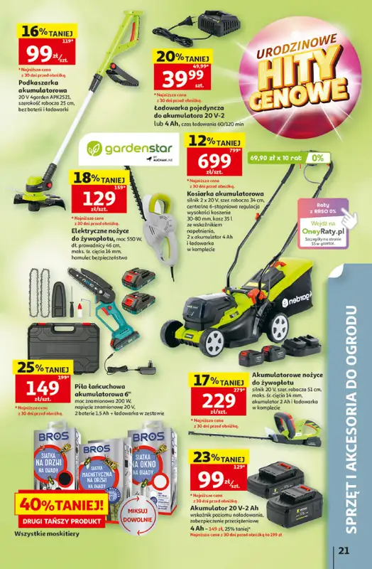 Auchan - gazetka promocyjna Gazetka 30 Lat Hipermarket Auchan od czwartku 07.05 do środy 13.05 - strona 21