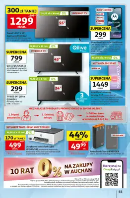 Auchan - gazetka promocyjna Gazetka 30 Lat Hipermarket Auchan od czwartku 07.05 do środy 13.05 - strona 55