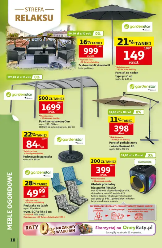 Auchan - gazetka promocyjna Gazetka 30 Lat Hipermarket Auchan od czwartku 07.05 do środy 13.05 - strona 18