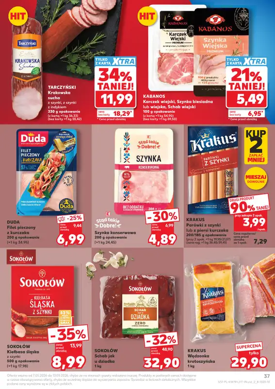 Kaufland - gazetka promocyjna Gazetka Tygodnia od czwartku 07.05 do środy 13.05 - strona 37
