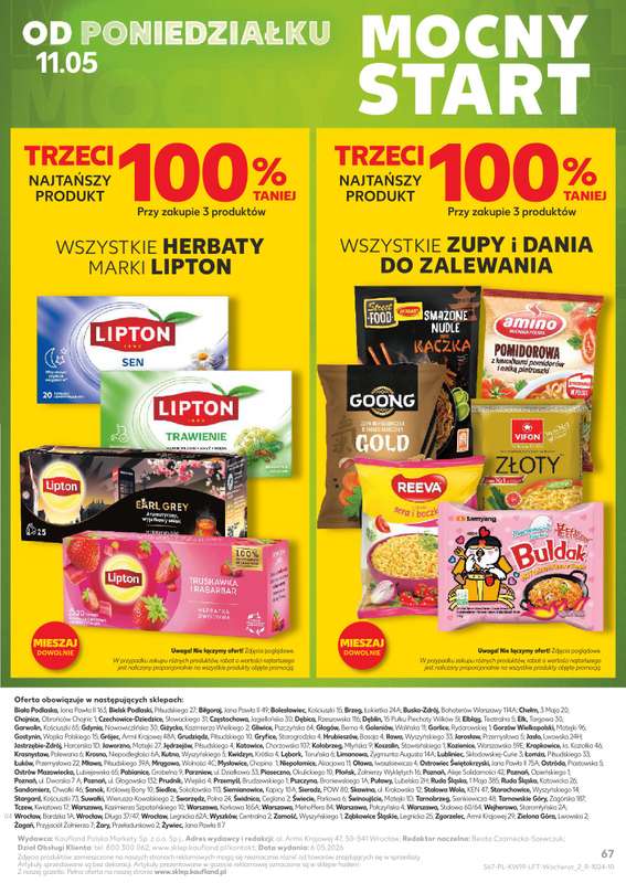 Kaufland - gazetka promocyjna Gazetka Tygodnia od czwartku 07.05 do środy 13.05 - strona 67