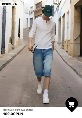 Bershka - gazetka promocyjna Bermudy męskie od 69,90 PLN od wtorku 05.05  - strona 6