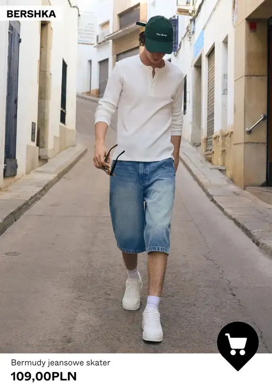 Bershka - gazetka promocyjna Bermudy męskie od 69,90 PLN od wtorku 05.05  - strona 6