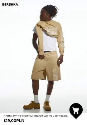 Bershka - gazetka promocyjna Bermudy męskie od 69,90 PLN od wtorku 05.05  - strona 10