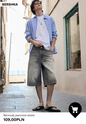 Bershka - gazetka promocyjna Bermudy męskie od 69,90 PLN od wtorku 05.05  - strona 4