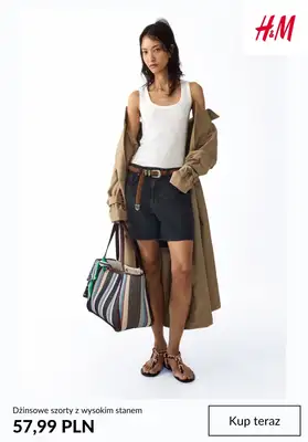 H&M - gazetka promocyjna Damskie SZORTY od 52,99 PLN od wtorku 05.05  - strona 5