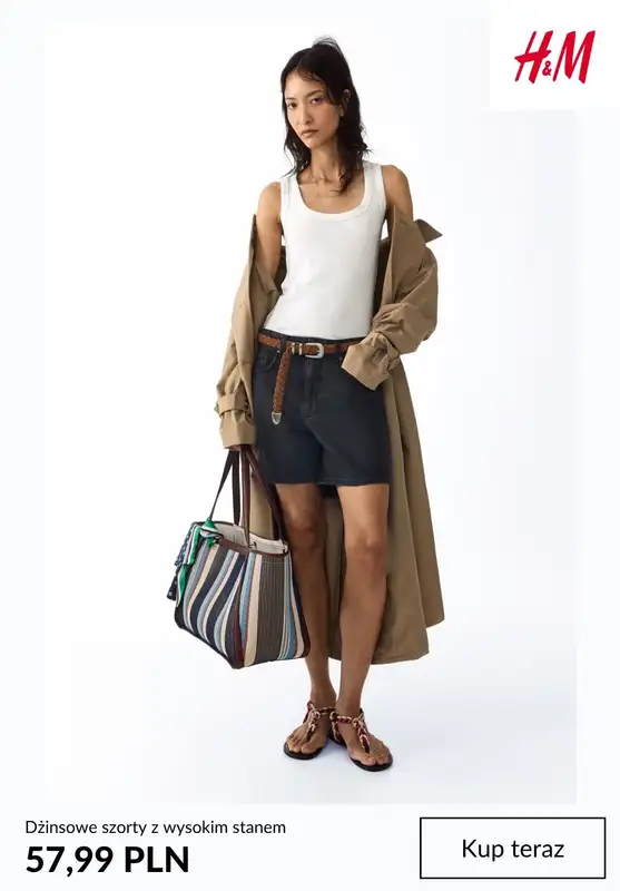 H&M - gazetka promocyjna Damskie SZORTY od 52,99 PLN od wtorku 05.05  - strona 5