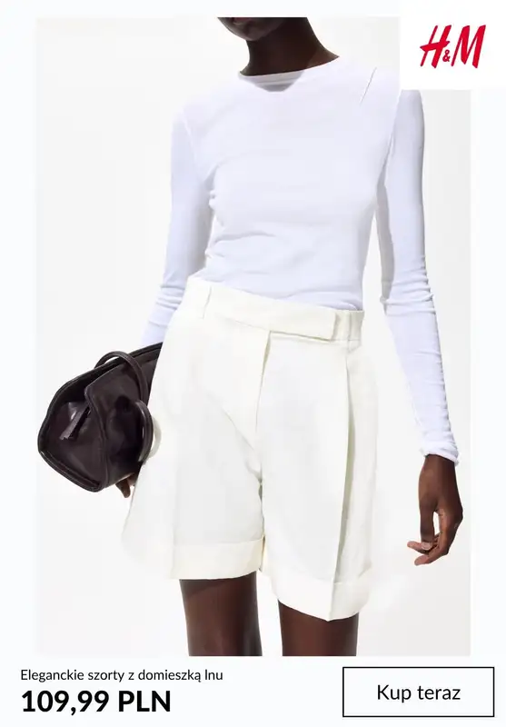 H&M - gazetka promocyjna Damskie SZORTY od 52,99 PLN od wtorku 05.05  - strona 9