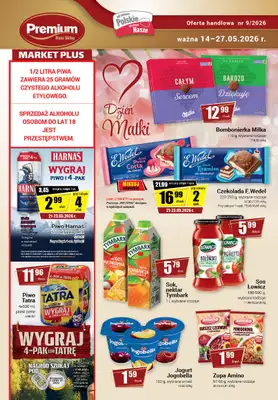 Premium Nasz Sklep - gazetka promocyjna Gazetka Premium Market Plus od czwartku 14.05 do środy 27.05
