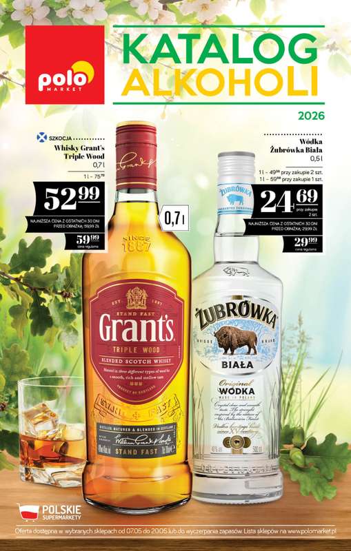 POLOmarket - gazetka promocyjna Katalog alkoholi  do środy 20.05