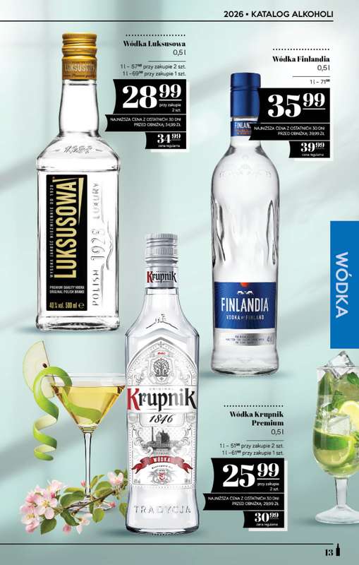POLOmarket - gazetka promocyjna Katalog alkoholi  do środy 20.05 - strona 13